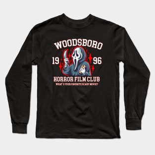 Woodsboro Scream Scary Movie Long Sleeve T-Shirt